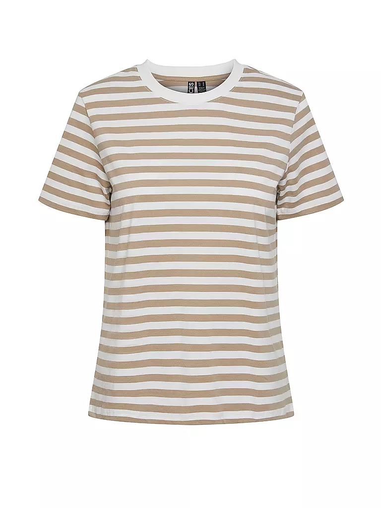 PIECES | T-Shirt PCRIA | Cammello