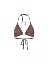 PIECES | Bikini Oberteil PCLAOMI | Marrone