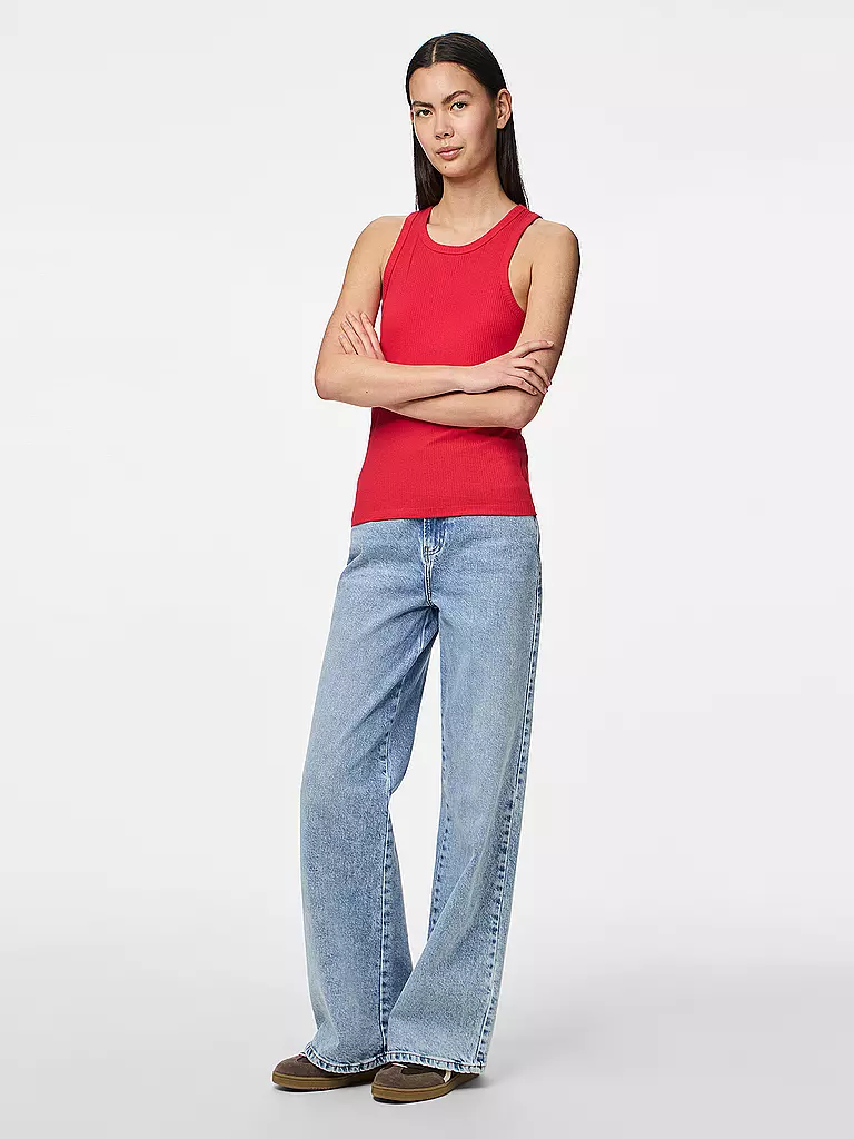 PIECES | Top PCRUKA | Rosso