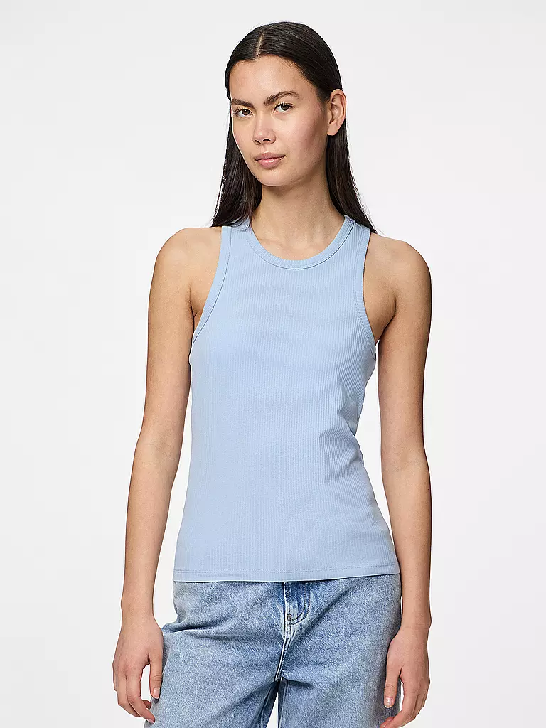 PIECES | Top PCRUKA | Blu chiaro