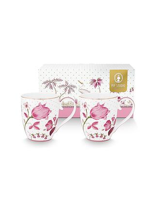 PIP STUDIO | Set da 2 tazze con manico XLarge 450ml JOLIE Tulip Pink