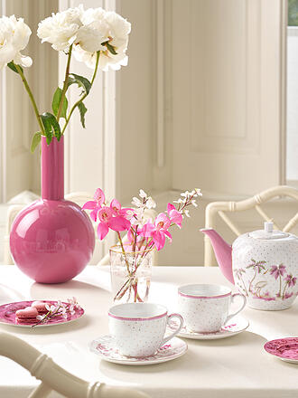 PIP STUDIO | Set di 2 tazze da cappuccino con piattino 120 ml JOLIE DOTS Oro/Rosa