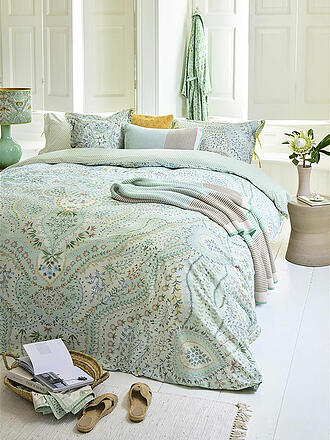 PIP STUDIO | Biancheria da letto in percalle ALFOMBRA 70x90cm / 140x200cm Azzurro