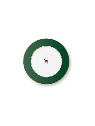 PIP STUDIO | Piatto da colazione 21cm LOVE BIRDS Verde scuro