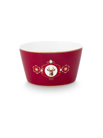 PIP STUDIO | Ciotola 15cm LOVE BIRDS MEDALLION Rosso Scuro