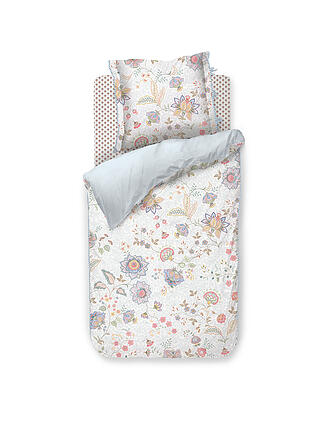 PIP STUDIO | Biancheria da letto in percalle MUMBAI MORNING 70x90cm/140x200cm Azzurro