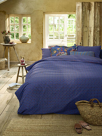 PIP STUDIO | Percalle Biancheria da letto ALVIDA 70x90cm/140x200cm Blu Scuro