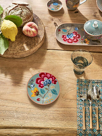 PIP STUDIO | Piatto da dessert 17 cm BLOOMING TALES Fantasy Blue