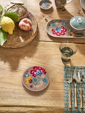 PIP STUDIO | Piatto da dessert 17 cm BLOOMING TALES Fantasy Khaki