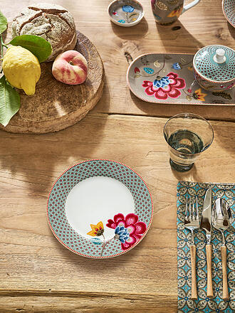 PIP STUDIO | Piatto da colazione grande 23 cm BLOOMING TALES Blue