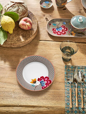 PIP STUDIO | Piatto da colazione grande 23 cm BLOOMING TALES Khaki