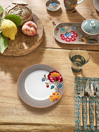 PIP STUDIO | Piatto piano 26,5 cm BLOOMING TALES Khaki