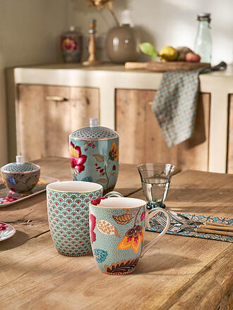 PIP STUDIO | Set di 2 tazze con manico 350 ml Large BLOOMING TALES Fantasy Blue