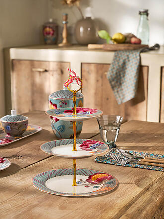 PIP STUDIO | Alzata a 3 piani BLOOMING TALES Fantasy Blue