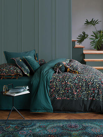 PIP STUDIO | Biancheria da letto in percalle MIDNIGHT GARDEN 2x 70x90cm / 200x200cm Verde