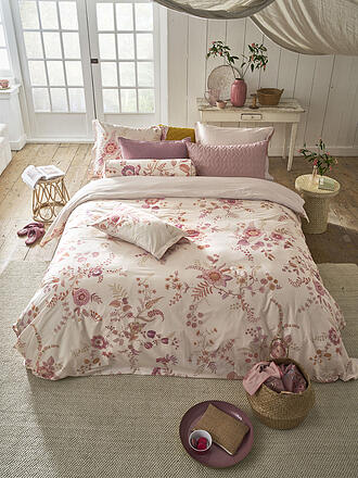 PIP STUDIO | Biancheria da letto in percalle EVERBLOMM 70x90cm/140x200cm Rosa chiaro