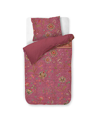 PIP STUDIO | Biancheria da letto in percalle MUMBAI EVENING 70x90cm/140x200cm Rosa scuro