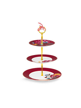 PIP STUDIO | Etagere 3 Piani BLOOMING TALES 21cm Fantasy Rosso Scuro