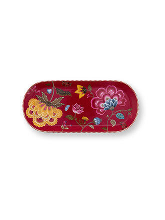 PIP STUDIO | Piatto Grande BLOOMING TALES 33x15,5cm Fantasy Darkred