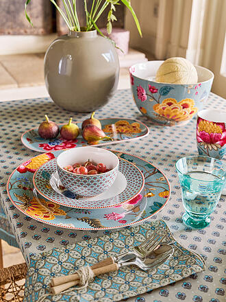 PIP STUDIO | Piatto con piedistallo BLOOMING TALES 30,5cm Fantasy Blue