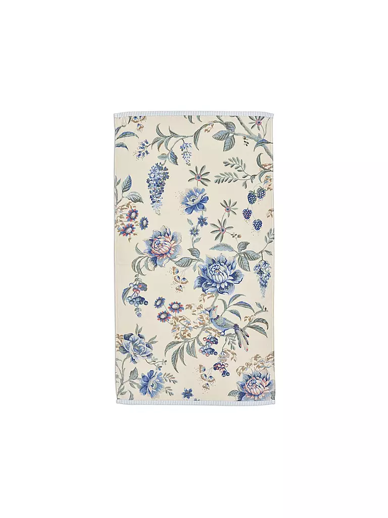 PIP STUDIO | Asciugamano 55x100cm SECRET GARDEN Bianco-Blu | Bianco