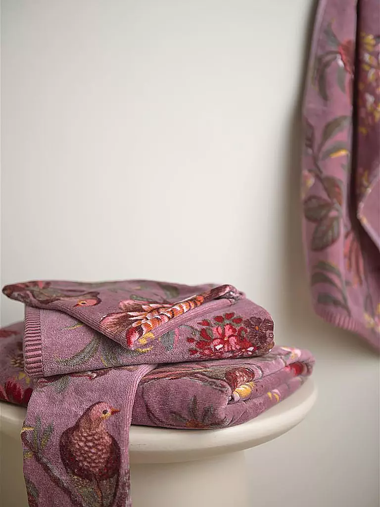 PIP STUDIO | Asciugamano 55x100cm SECRET GARDEN Mauve | Bacca