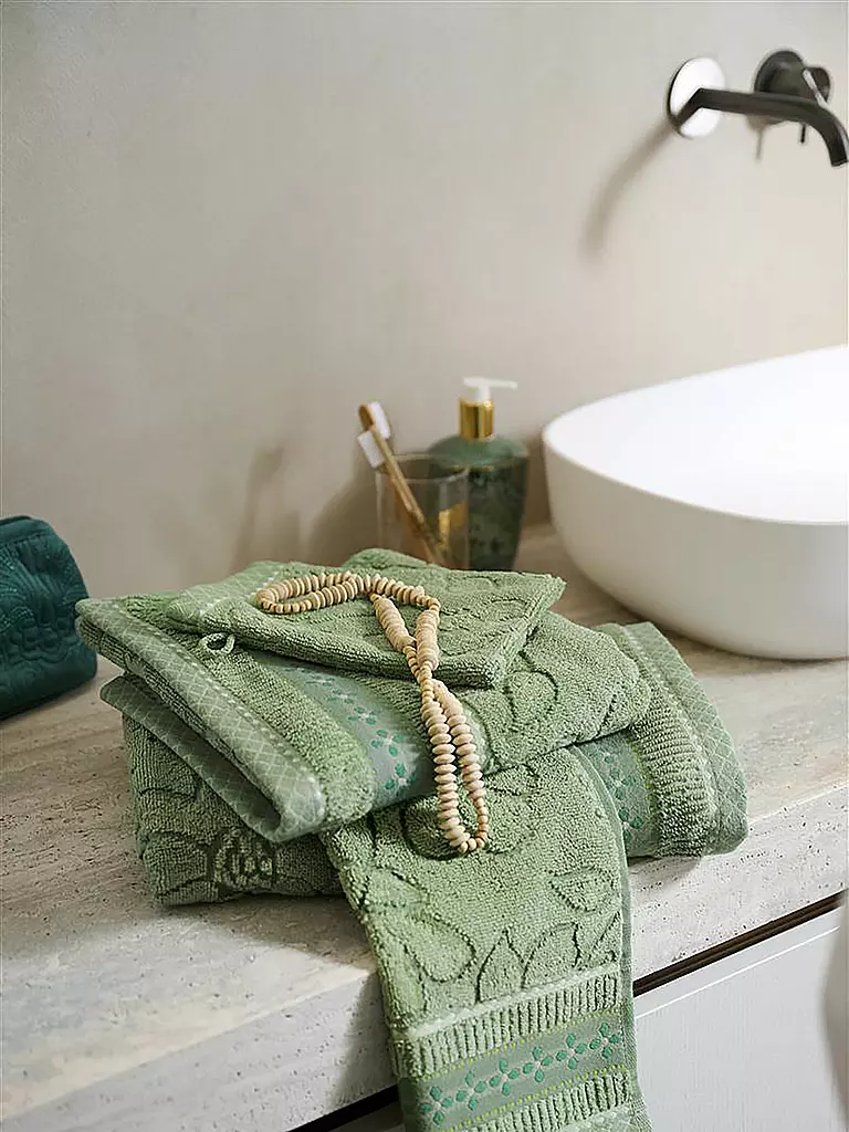 PIP STUDIO | Asciugamano JASMIN JACQUARD 55x100cm Verde | Verde