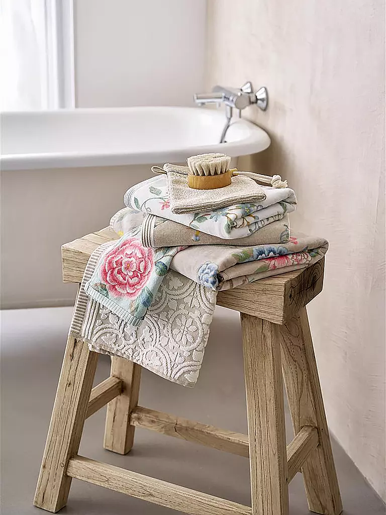 PIP STUDIO | Asciugamano LES FLEURS 55x100cm Bianco | 