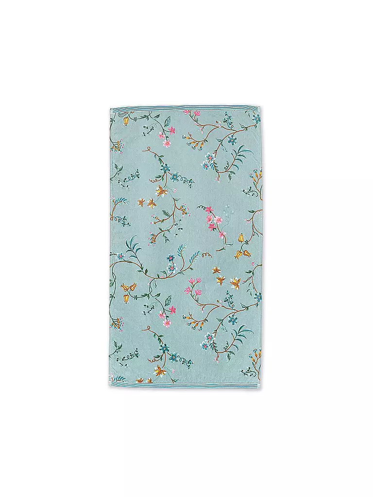 PIP STUDIO | Asciugamano LES FLEURS 55x100cm Blu | Blu chiaro