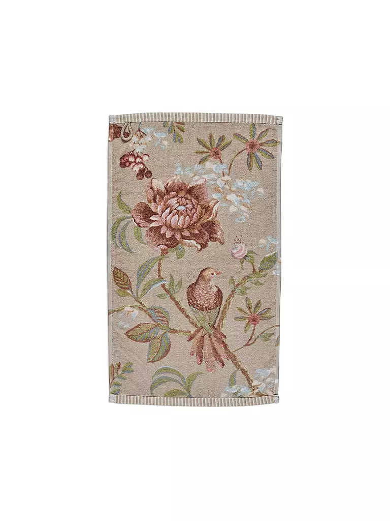 PIP STUDIO | Asciugamano per ospiti 30x50 cm SECRET GARDEN Khaki | Marrone chiaro