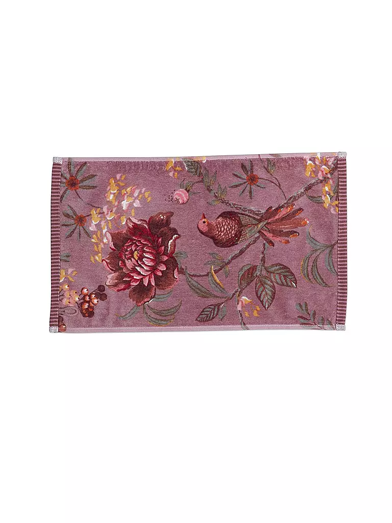 PIP STUDIO | Asciugamano per ospiti 30x50cm SECRET GARDEN Mauve | Bacca