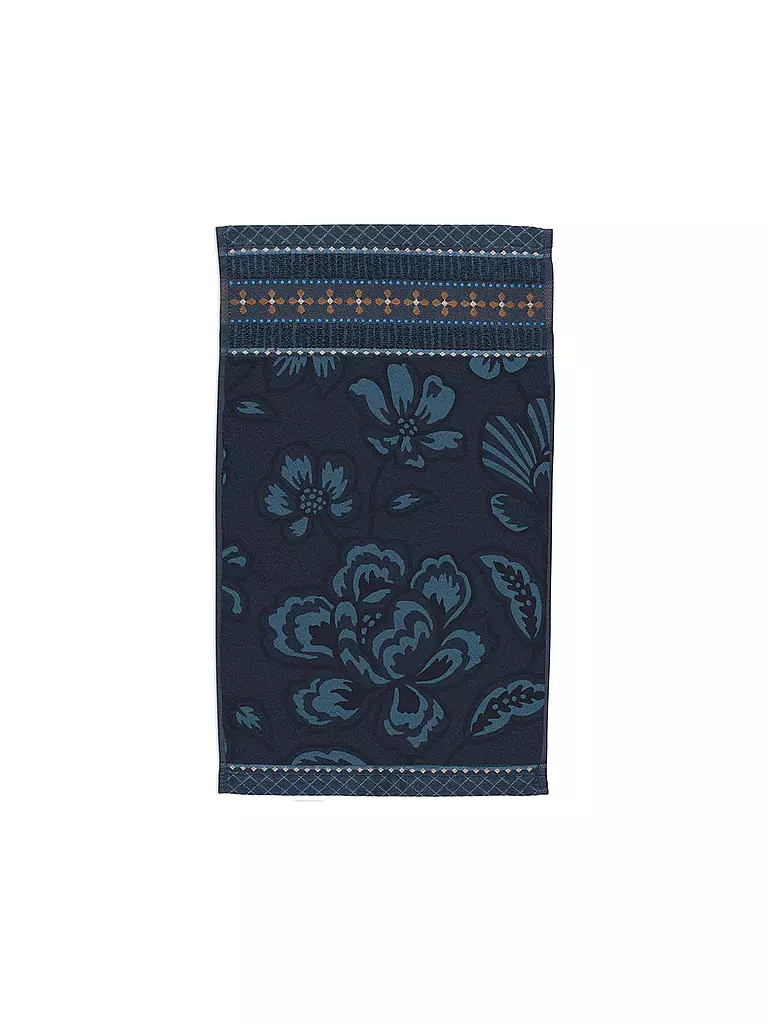 PIP STUDIO | Asciugamano per ospiti JASMIN JACQUARD 30x50cm Blu Scuro | Blu scuro