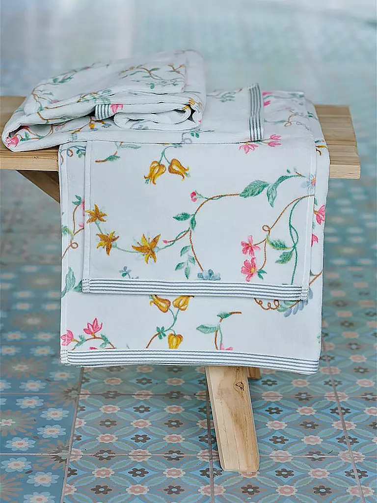 PIP STUDIO | Asciugamano per ospiti LES FLEURS 30x50cm Bianco | Bianco
