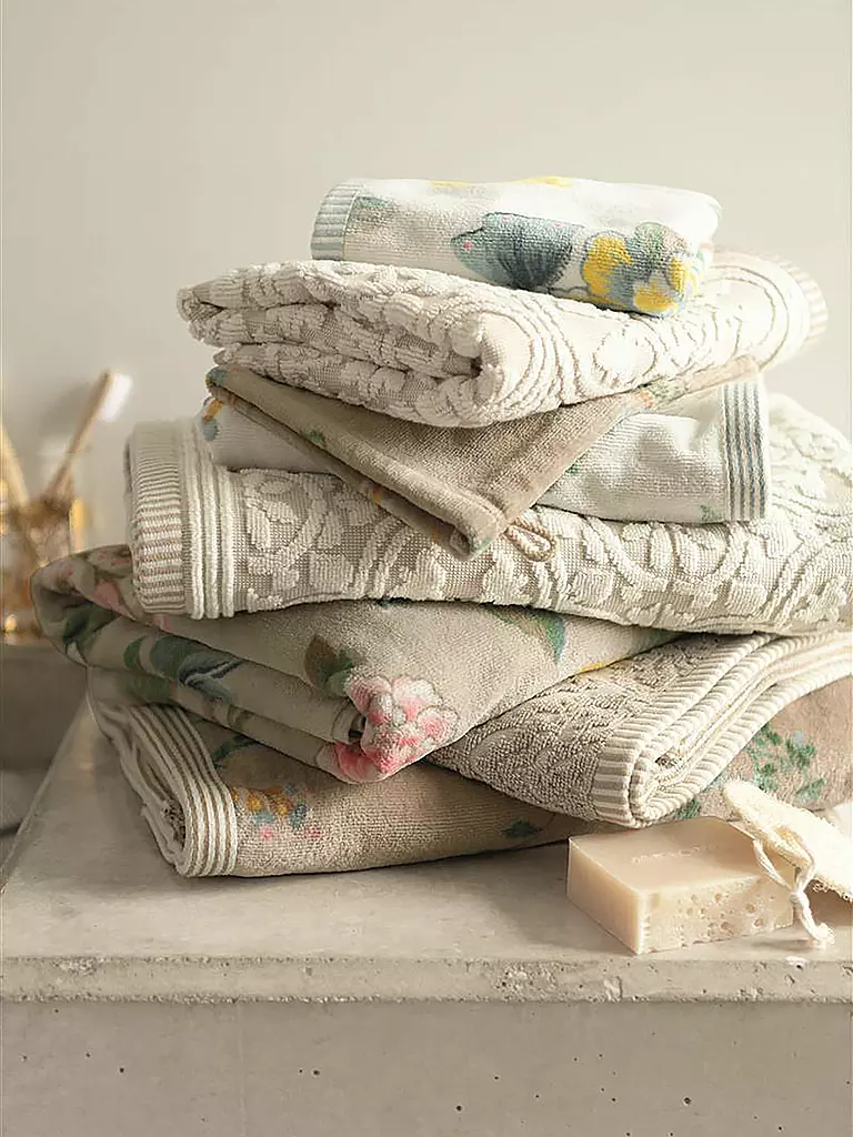 PIP STUDIO | Asciugamano per ospiti LES FLEURS 30x50cm Bianco | 