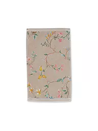 PIP STUDIO | Asciugamano per ospiti LES FLEURS 30x50cm Bianco | Marrone chiaro