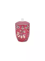 PIP STUDIO | Barattolo con coperchio 1500ml Flower Festival Rosa Scuro | Bacca