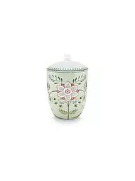 PIP STUDIO | Barattolo con coperchio LILY & LOTUS 1,5 l Bianco sporco | Verde chiaro