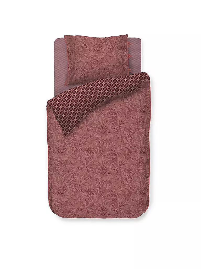 PIP STUDIO | Biancheria da letto in percalle 70x90cm/140x200cm CASA DEI FIORI Terra | Bacca