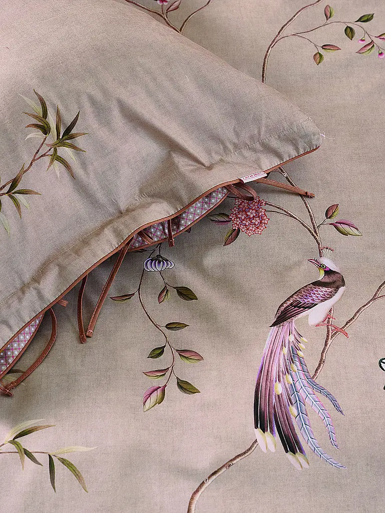 PIP STUDIO | Biancheria da letto in percalle BAMBOO BLOSSOM 70x90cm/140x200cm Cachi | Cammello