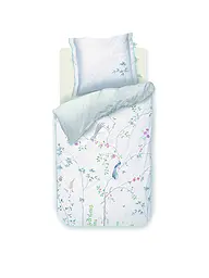 PIP STUDIO | Biancheria da letto in percalle BAMBOO BLOSSOM 70x90cm/140x200cm White | Bianco