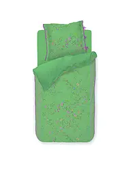 PIP STUDIO | Biancheria da letto in percalle BUSTANI 70x90cm/140x200cm White | Verde scuro