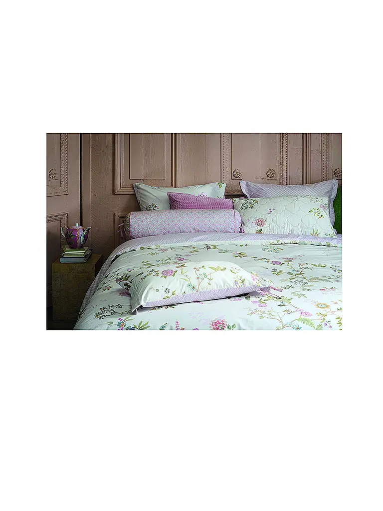 PIP STUDIO | Biancheria da letto in percalle BUSTANI 70x90cm/140x200cm White | Bianco
