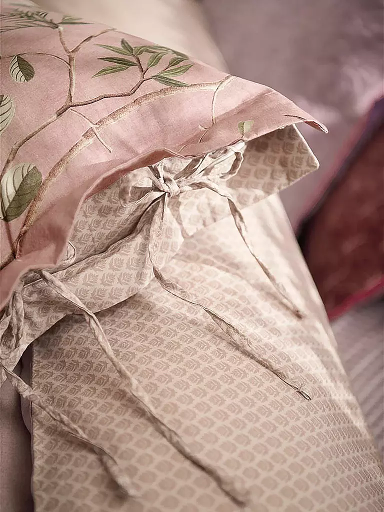 PIP STUDIO | Biancheria da letto in percalle FATA MORGANA 70x90cm/140x200cm Rosa |