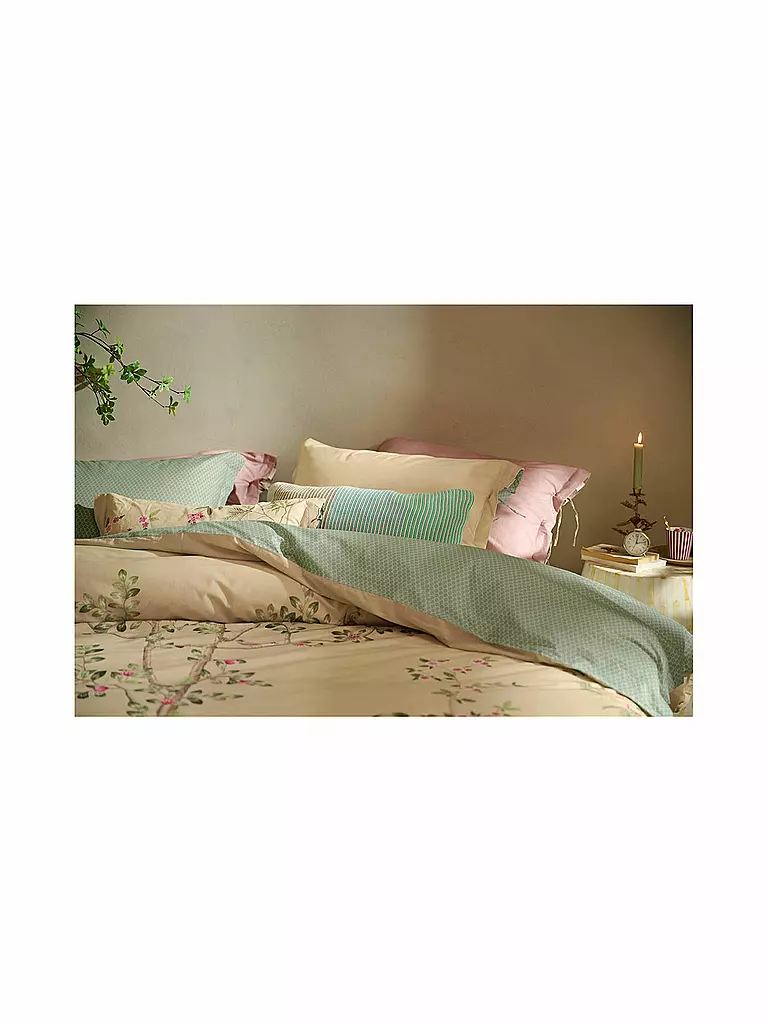 PIP STUDIO | Biancheria da letto in percalle FATA MORGANA 70x90cm/140x200cm Sabbia | 