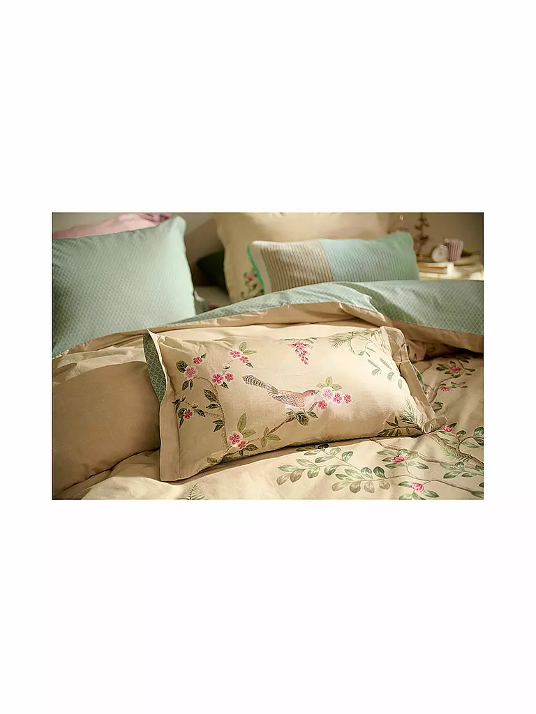 PIP STUDIO | Biancheria da letto in percalle FATA MORGANA 70x90cm/140x200cm Sabbia | 