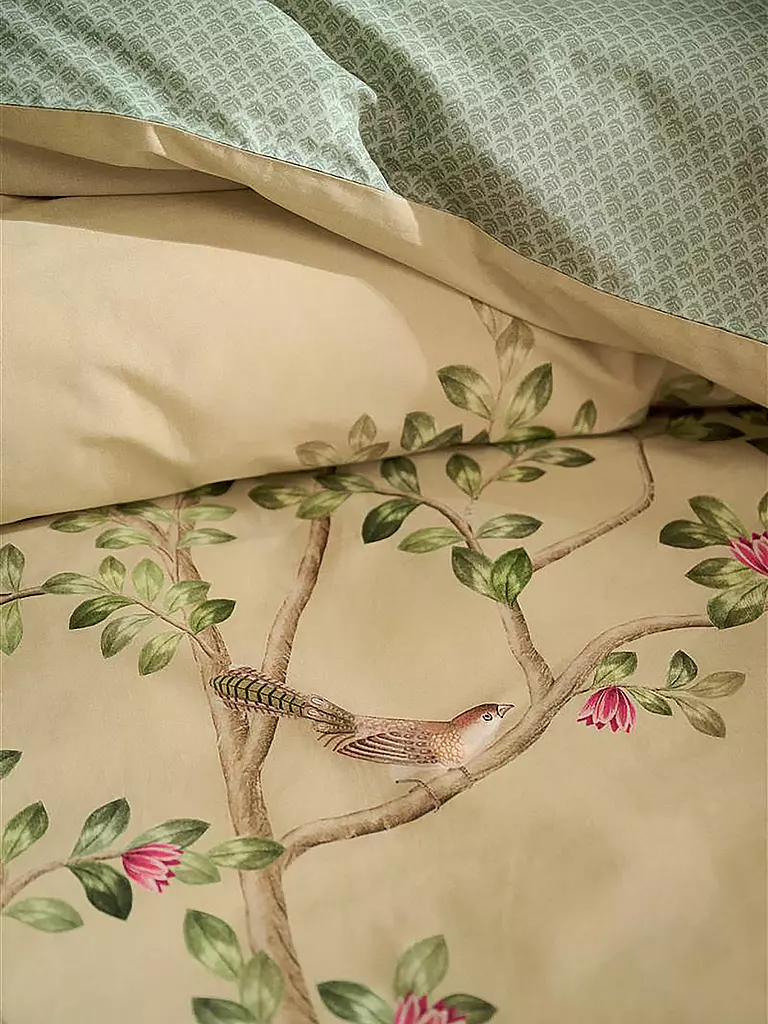 PIP STUDIO | Biancheria da letto in percalle FATA MORGANA 70x90cm/140x200cm Sabbia | 