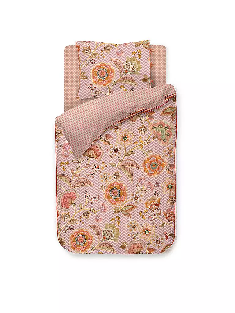 PIP STUDIO | Biancheria da letto in percalle HAKUNA 70x90cm / 140x200cm Rosa | Rosa