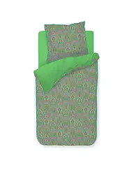 PIP STUDIO | Biancheria da letto in percalle LITTLE JABALI 70x90cm/140x200cm | Verde scuro