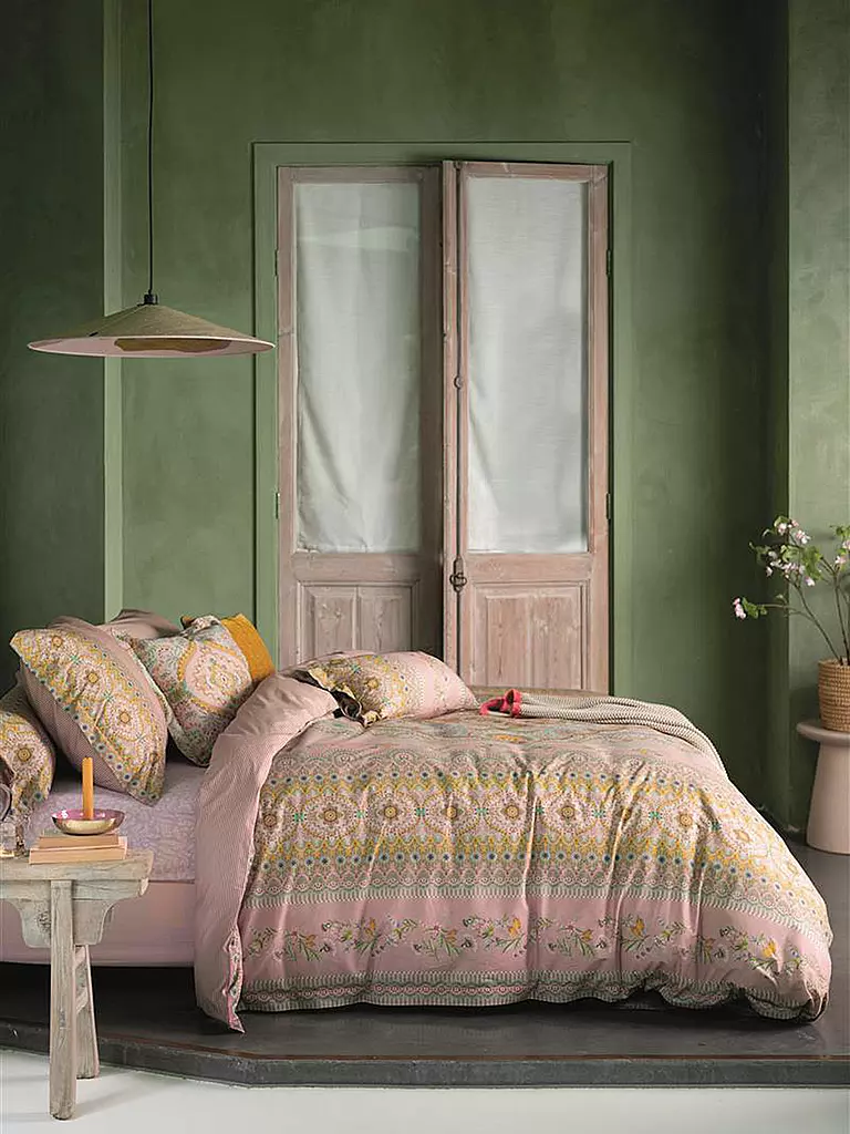 PIP STUDIO | Biancheria da letto in percalle Majorelle Carpet 2x 70x90cm / 200x200cm Rosa | 