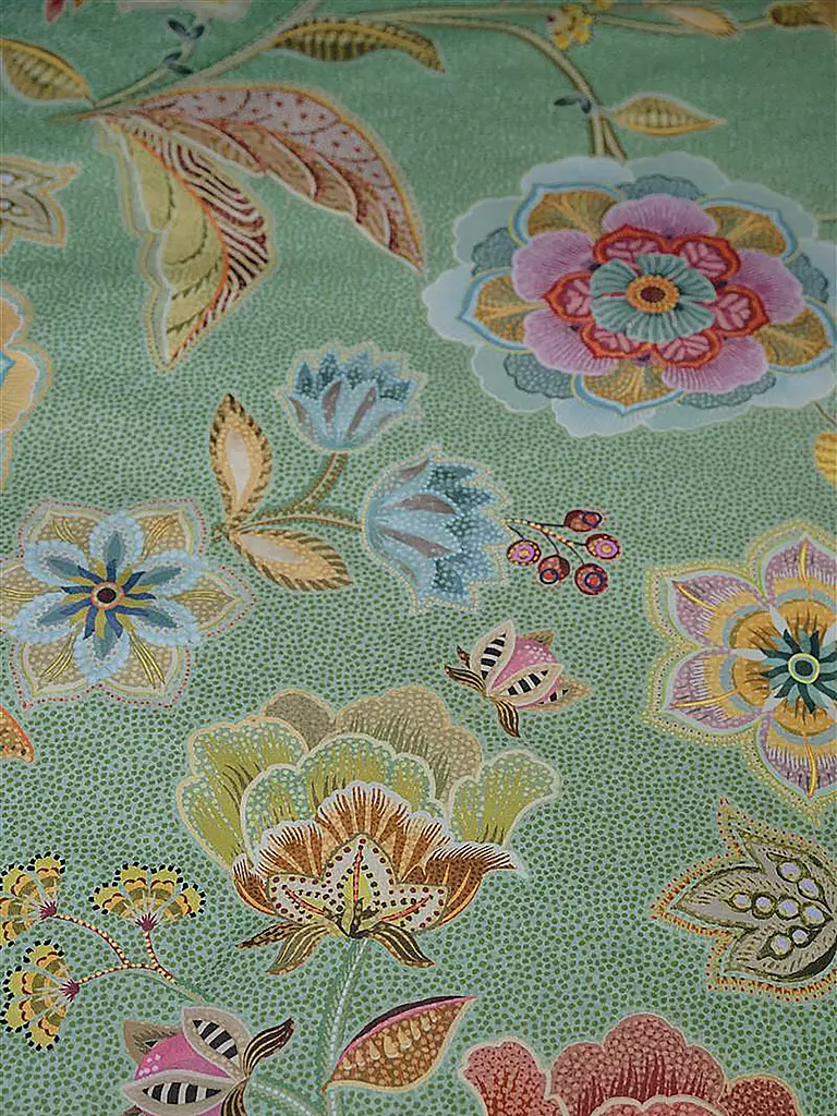 PIP STUDIO | Biancheria da letto in percalle MATATA 70x90cm / 140x200cm Verde | Verde